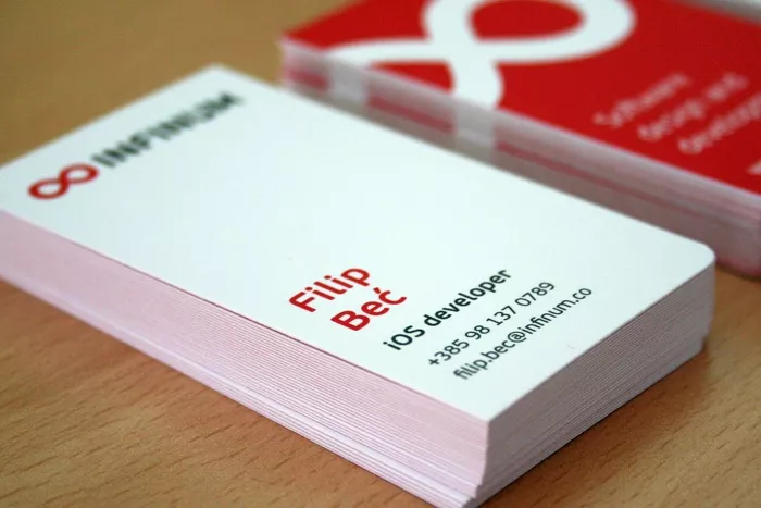 Infinum business cards
