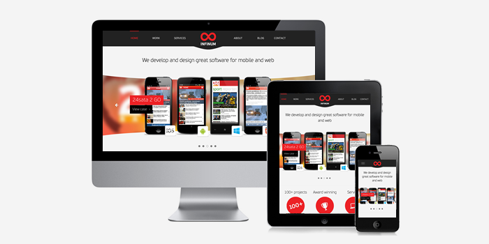 Multi screen Infinum web