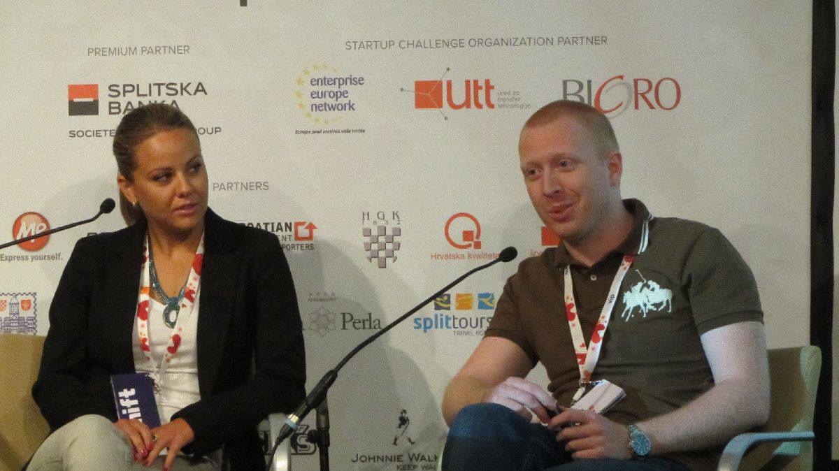 Tamara Momčilović and Nikola Kapraljević at Shift Split 2013