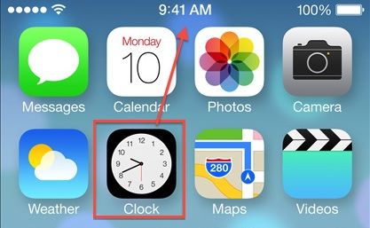 Clock iOS7