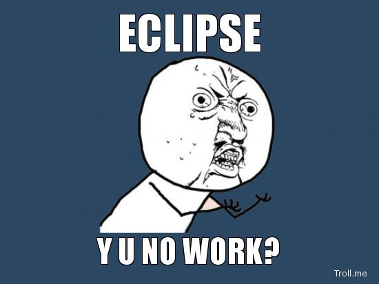 I really hate Eclipse.