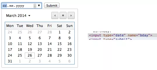 Datepicker