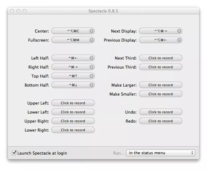 Spectacle preferences