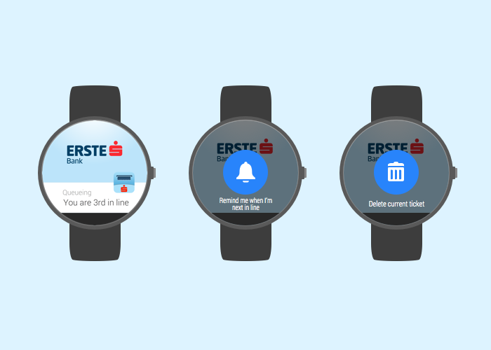 Queueing app on Android wear