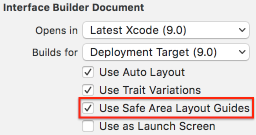Interface builder document Xcode