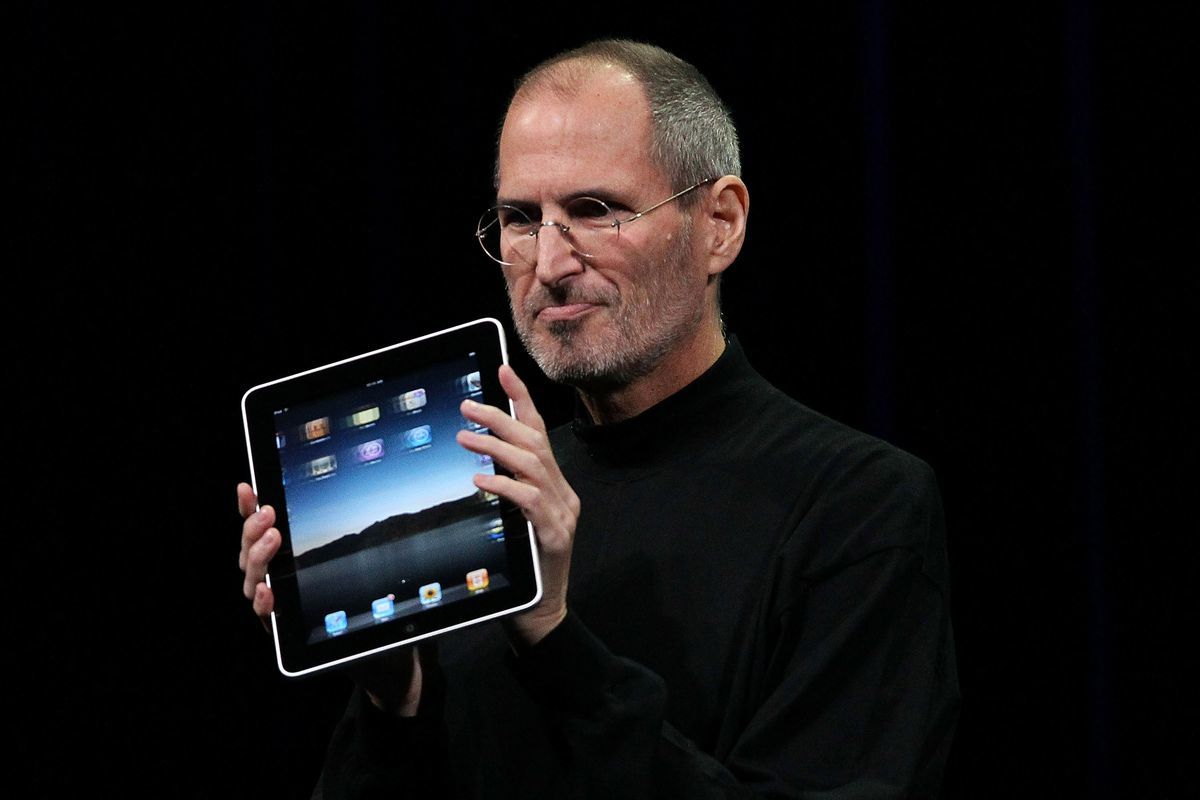 The “My tablet’s better than yours” smirk.