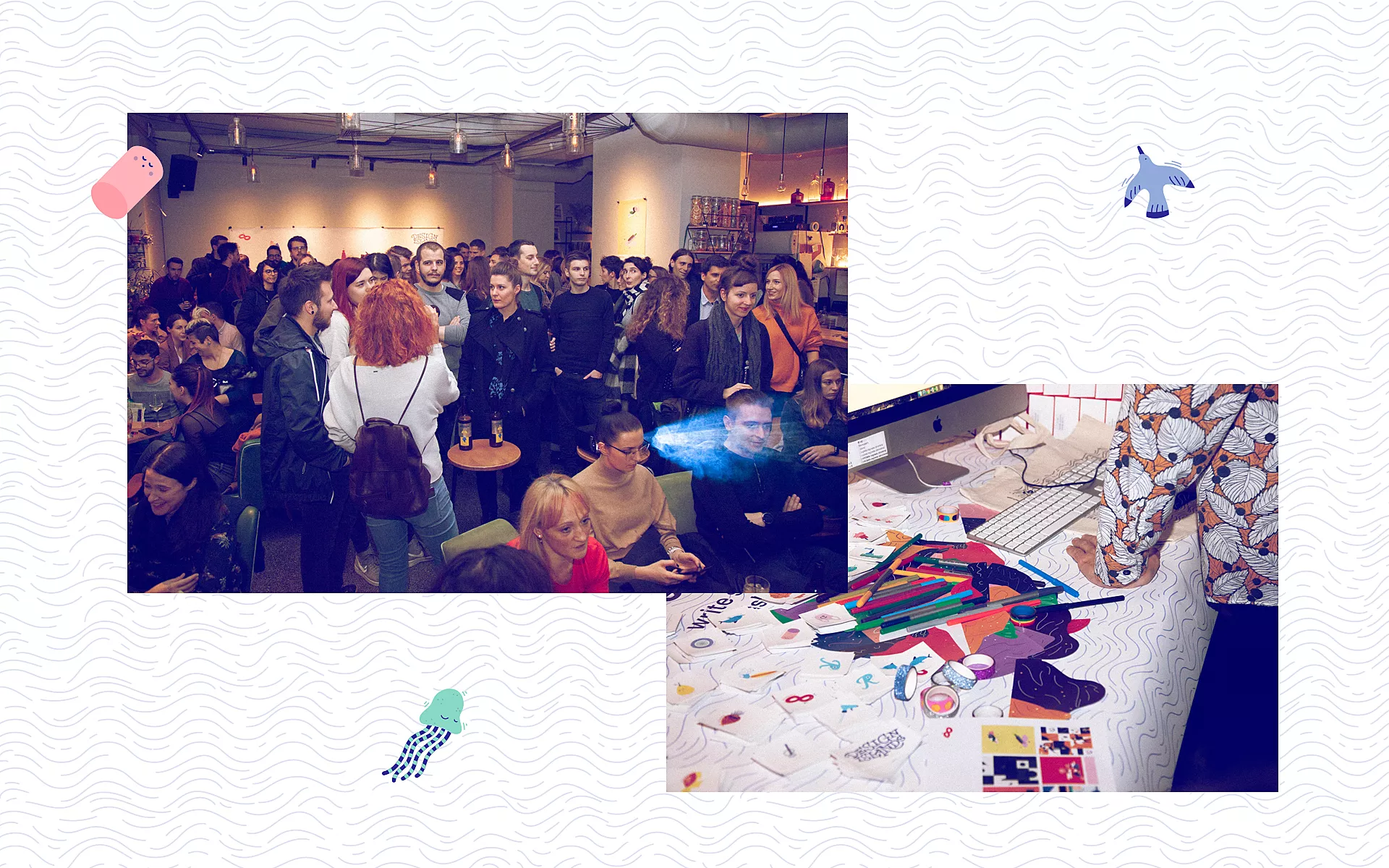 The atmosphere at Botaničar cafe launch event