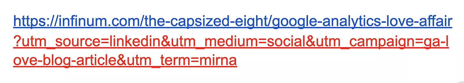 UTM tag share link