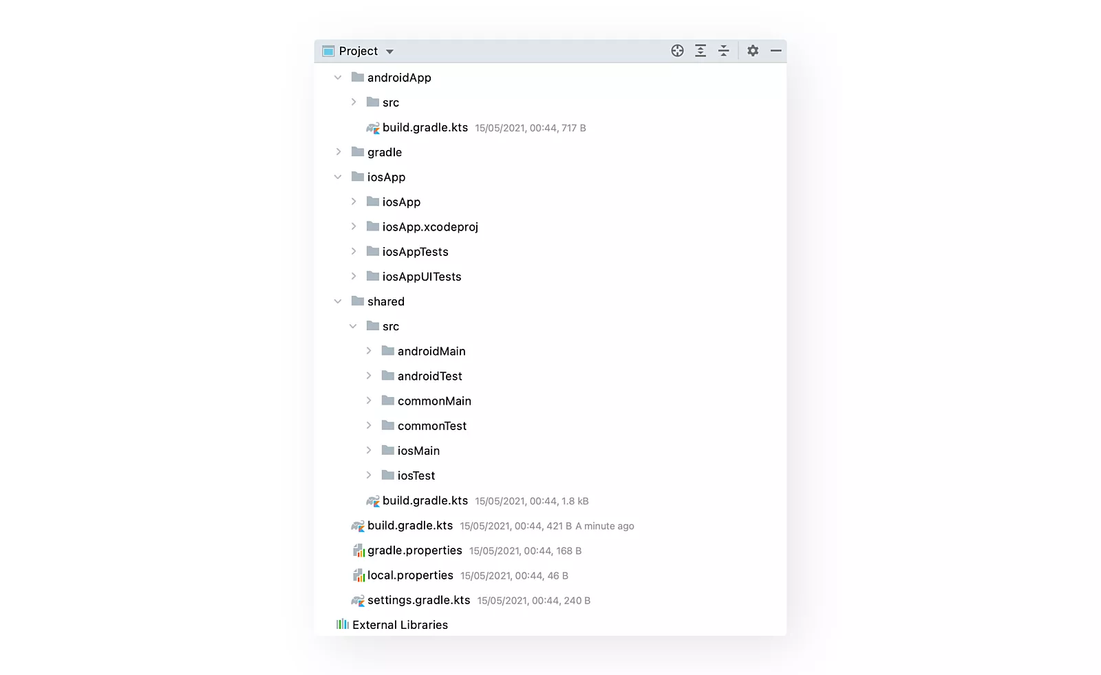New Kotlin project structure