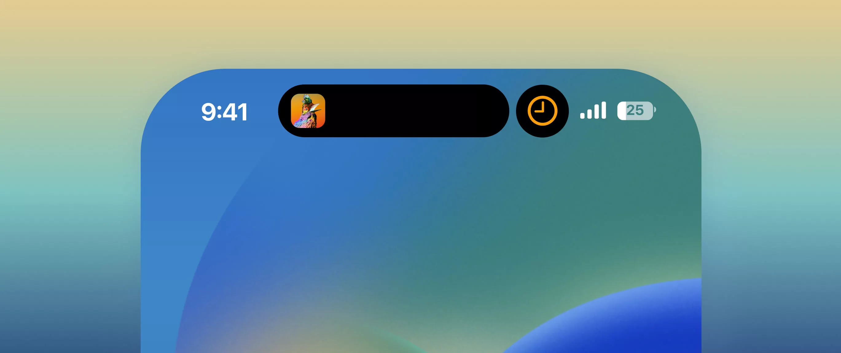 Leading and Minimal view iOS Live Activities