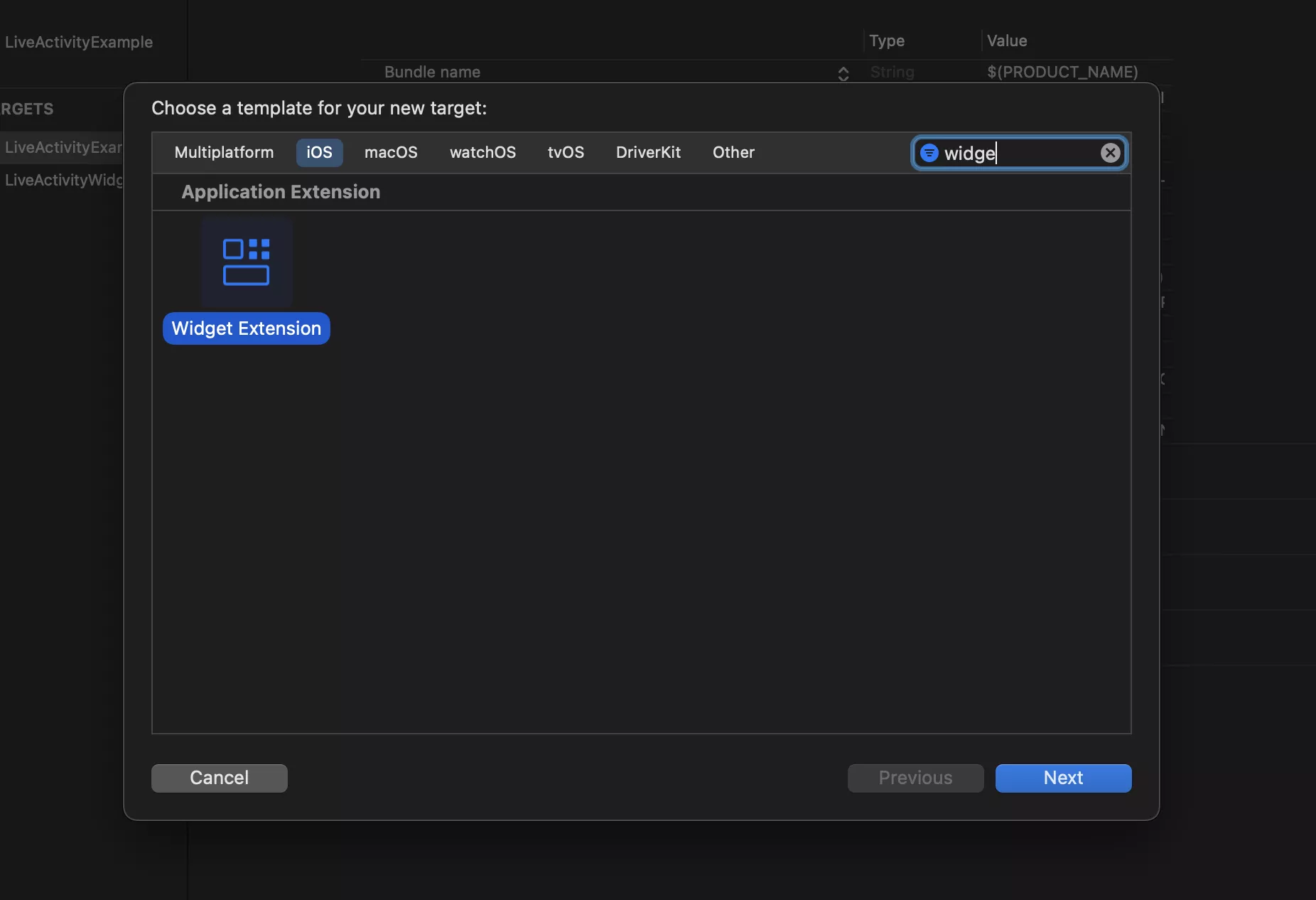 Getting your first iOS Live Activity Live