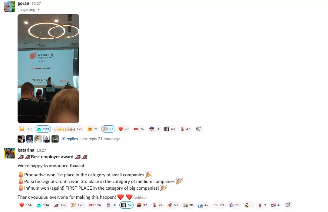 Slack Objava Nagrada