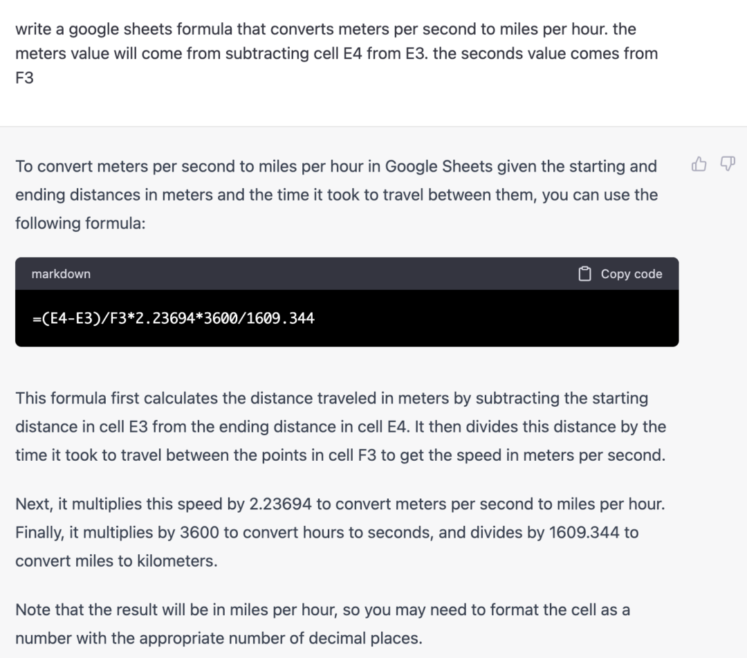 Which function converts miles to kilometers