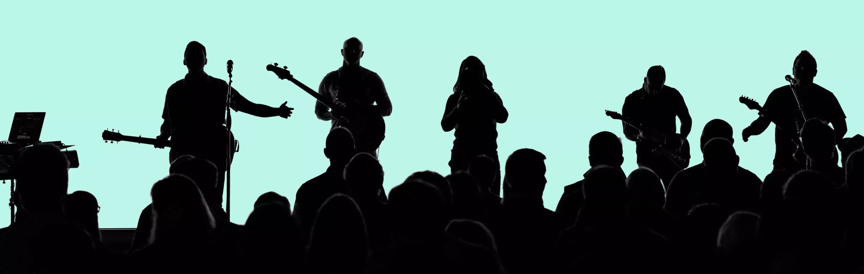 Live Musician Silhouette Mobile