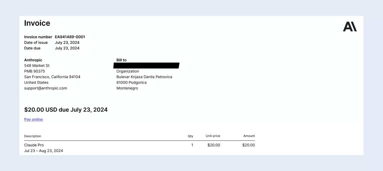 Invoice